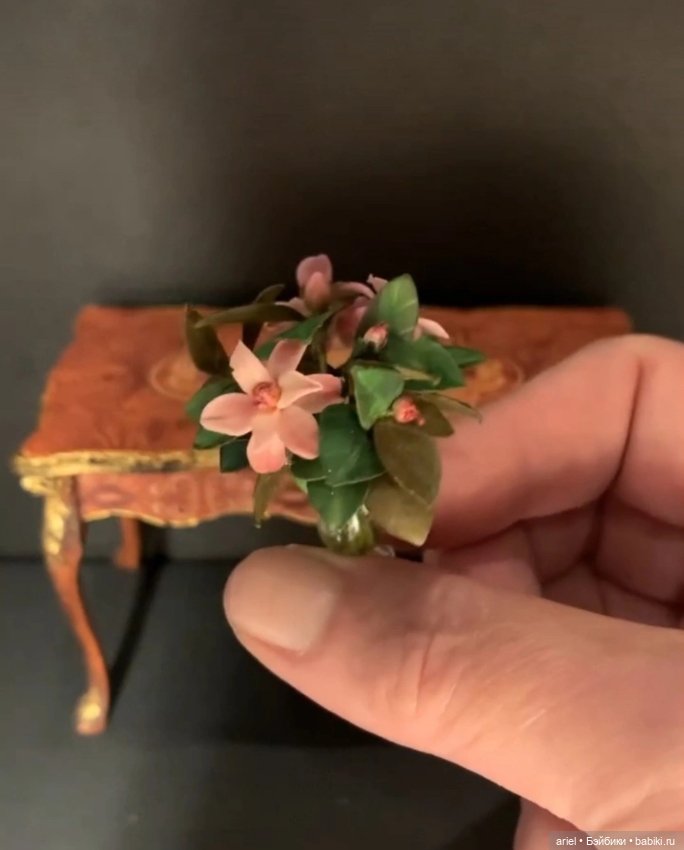 Цветы для кукольного домика от автора Мария С (фото 6)