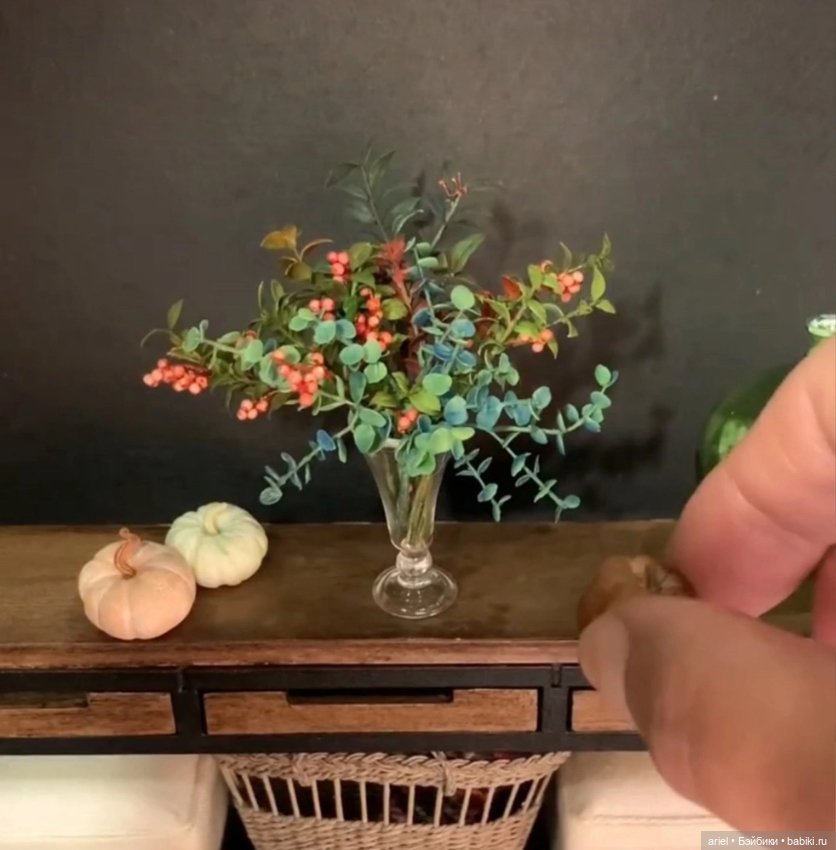 Цветы для кукольного домика от автора Мария С (фото 2)