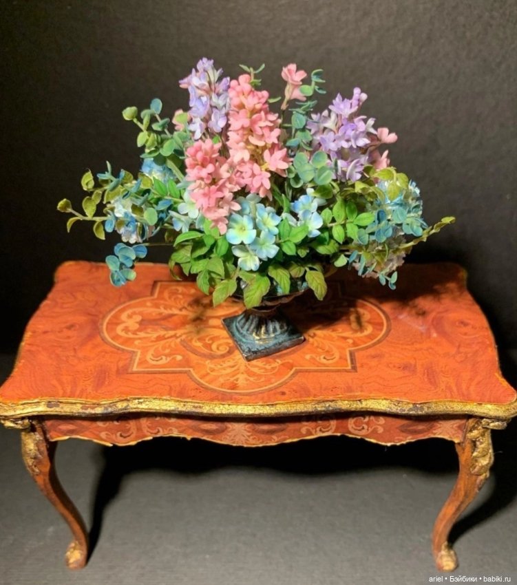 Цветы для кукольного домика от автора Мария С