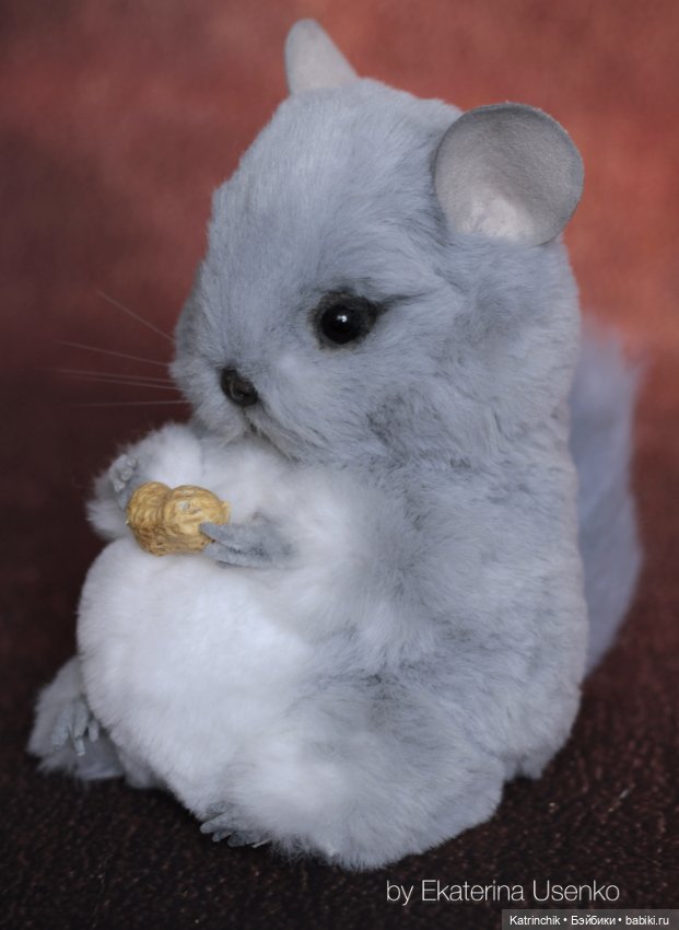 Шиншилла Луночка — Авторские мишки Тедди и друзья: фото