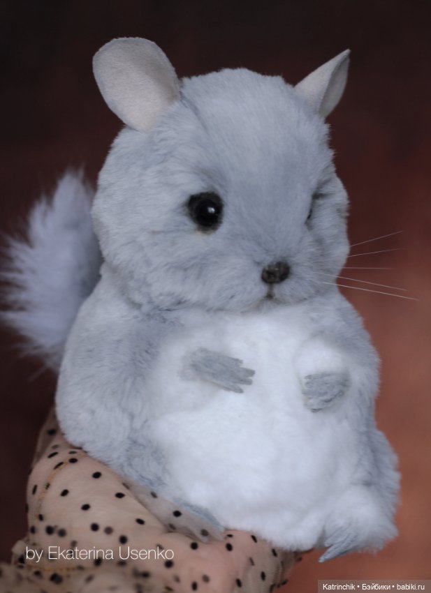 Шиншилла Луночка — Авторские мишки Тедди и друзья: фото (фото 10)