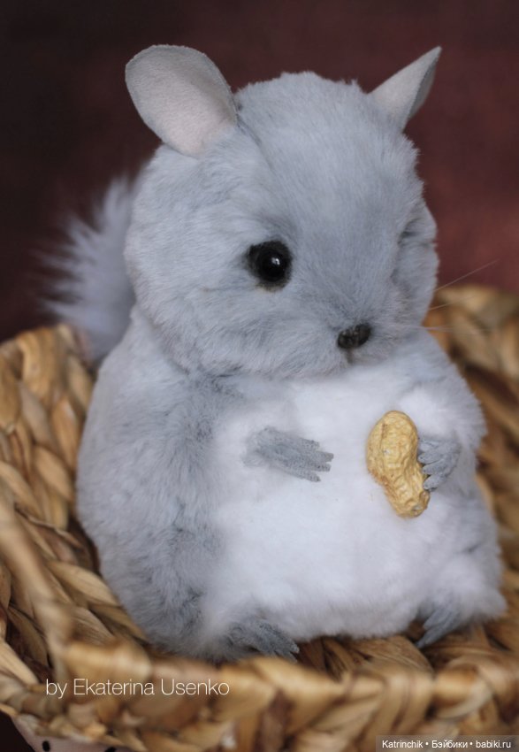 Шиншилла Луночка — Авторские мишки Тедди и друзья: фото (фото 9)