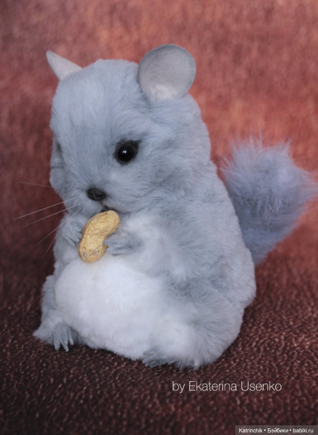 Шиншилла Луночка — Авторские мишки Тедди и друзья: фото (фото 5)