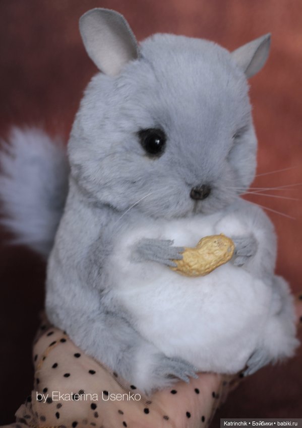 Шиншилла Луночка — Авторские мишки Тедди и друзья: фото (фото 2)