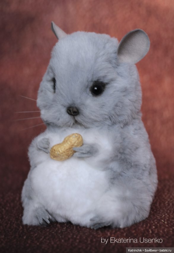 Шиншилла Луночка — Авторские мишки Тедди и друзья: фото