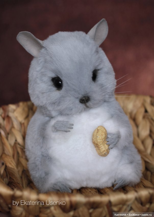 Шиншилла Луночка — Авторские мишки Тедди и друзья: фото (фото 7)