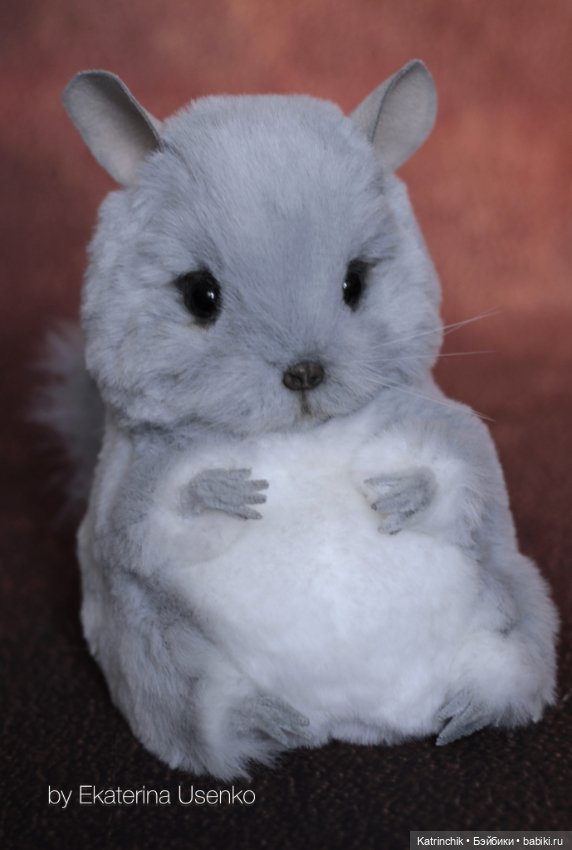 Шиншилла Луночка — Авторские мишки Тедди и друзья: фото (фото 3)