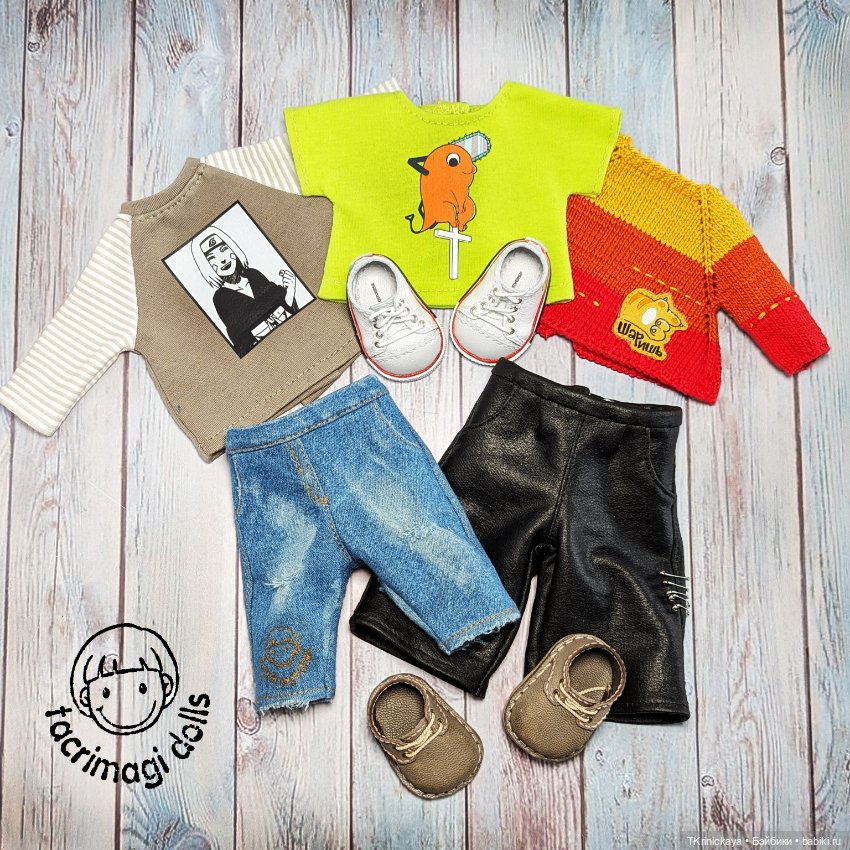 Жужа в стиле гранж — Одежда и обувь для кукол своими руками: фото (фото 7)