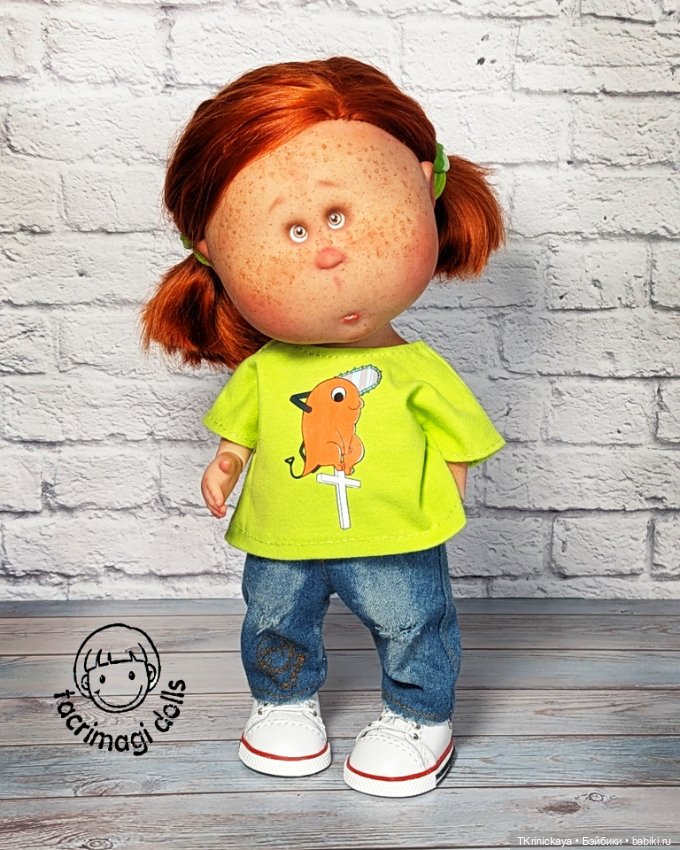 Жужа в стиле гранж — Одежда и обувь для кукол своими руками: фото (фото 4)