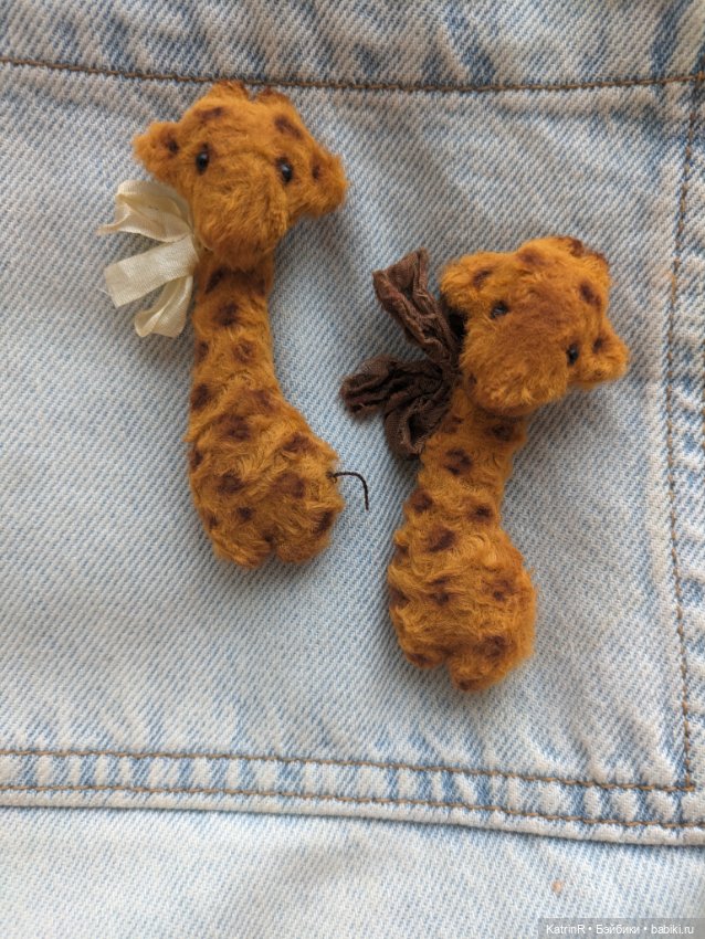Жирафики. Брошки — Авторские мишки Тедди и друзья: фото (фото 2)