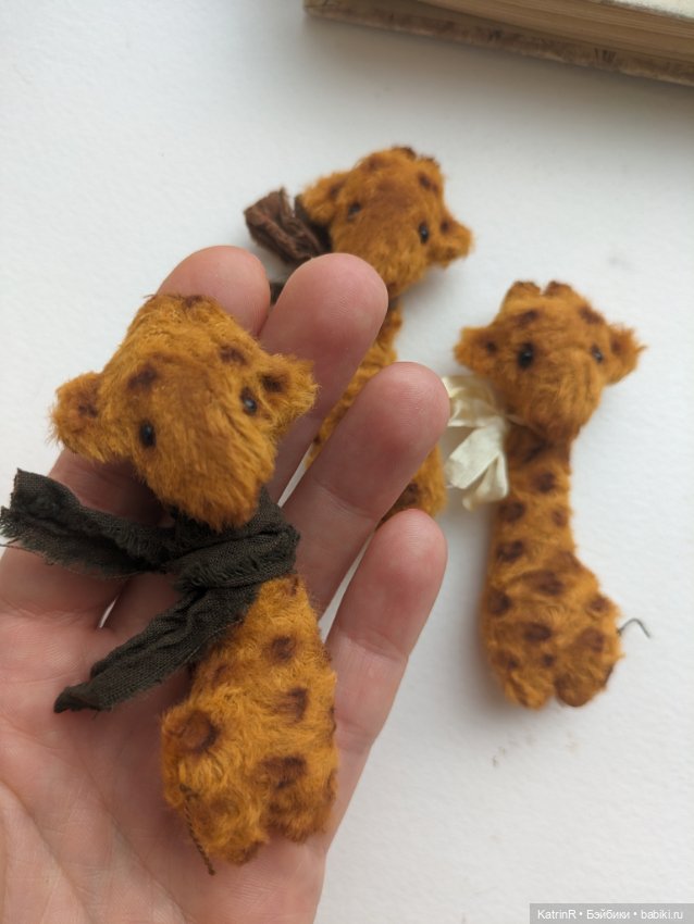 Жирафики. Брошки — Авторские мишки Тедди и друзья: фото (фото 3)