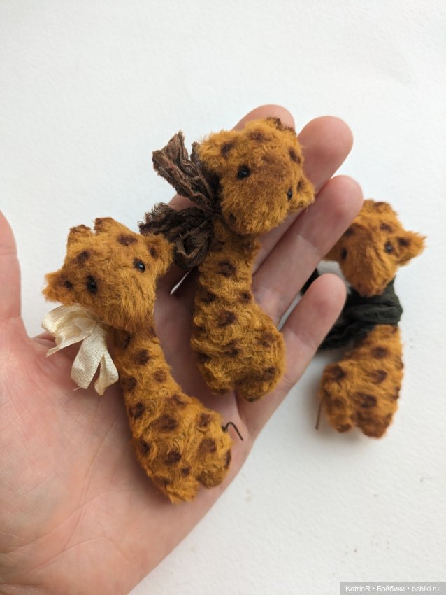 Жирафики. Брошки — Авторские мишки Тедди и друзья: фото (фото 5)