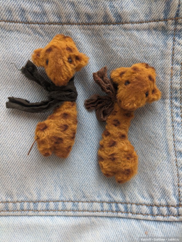 Жирафики. Брошки — Авторские мишки Тедди и друзья: фото