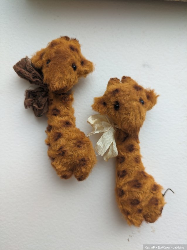 Жирафики. Брошки — Авторские мишки Тедди и друзья: фото (фото 4)