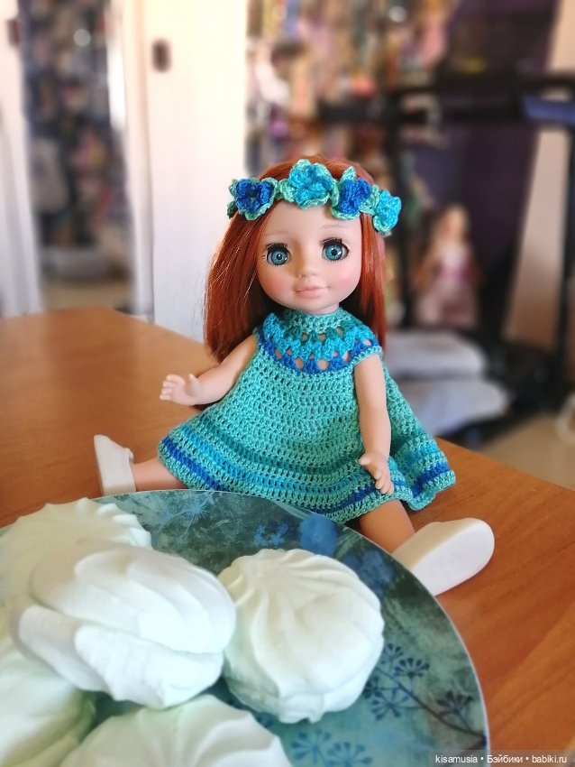 Новое платье для Аси — Одежда и обувь для кукол своими руками: фото (фото 2)