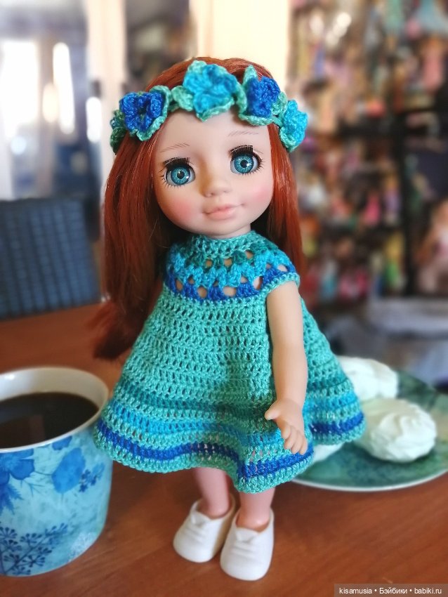 Новое платье для Аси — Одежда и обувь для кукол своими руками: фото (фото 8)