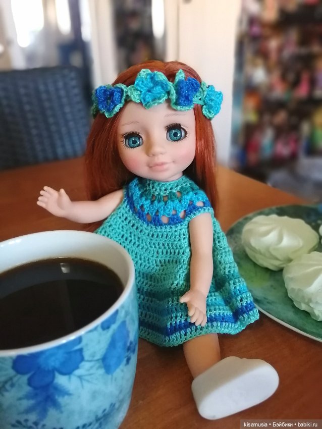 Новое платье для Аси — Одежда и обувь для кукол своими руками: фото (фото 4)