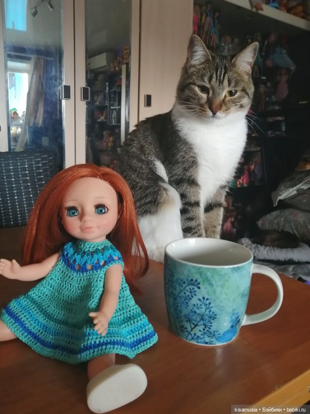 Новое платье для Аси — Одежда и обувь для кукол своими руками: фото (фото 10)