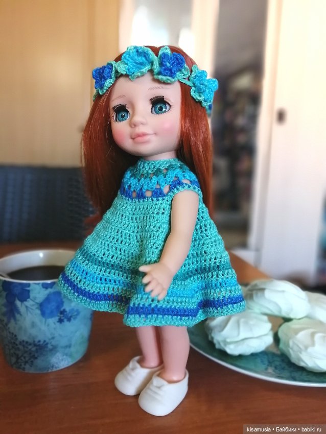 Новое платье для Аси — Одежда и обувь для кукол своими руками: фото (фото 7)