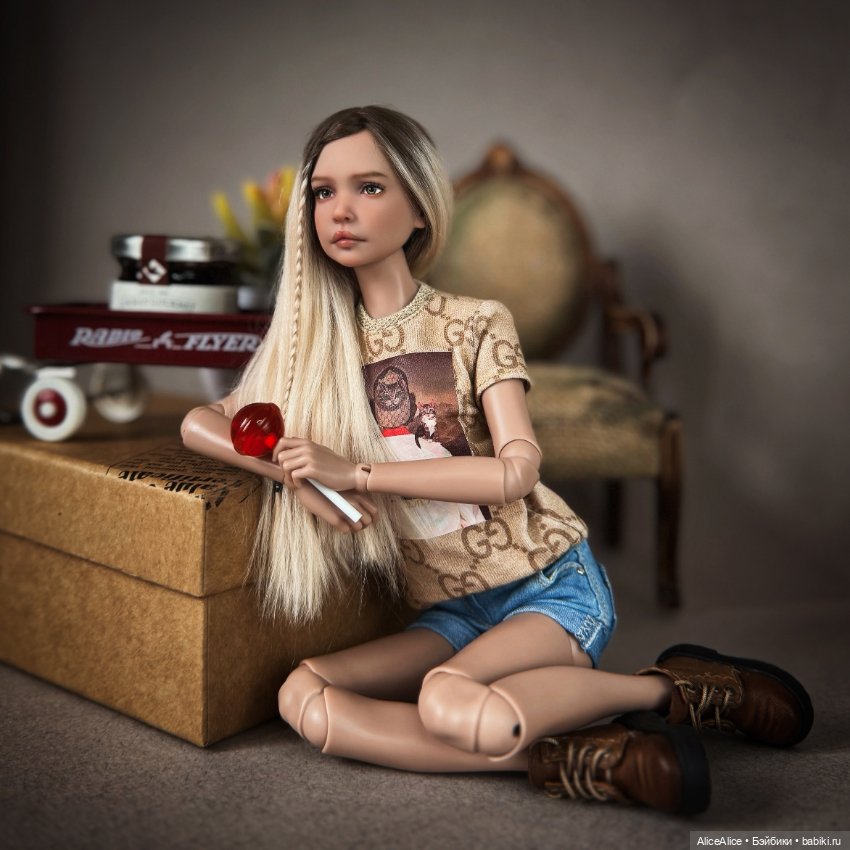 Прическа для Мышки — Куклы Tender Creation (Анна Добрякова): российские BJD (БЖД) (фото 6)