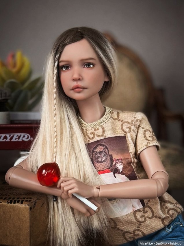 Прическа для Мышки — Куклы Tender Creation (Анна Добрякова): российские BJD (БЖД) (фото 5)