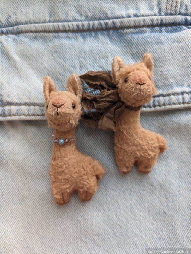 Ламы. Брошки — Авторские мишки Тедди и друзья: фото (фото 6)