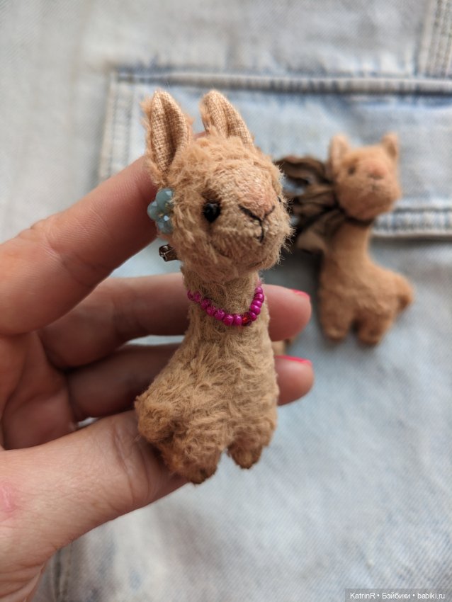 Ламы. Брошки — Авторские мишки Тедди и друзья: фото (фото 7)