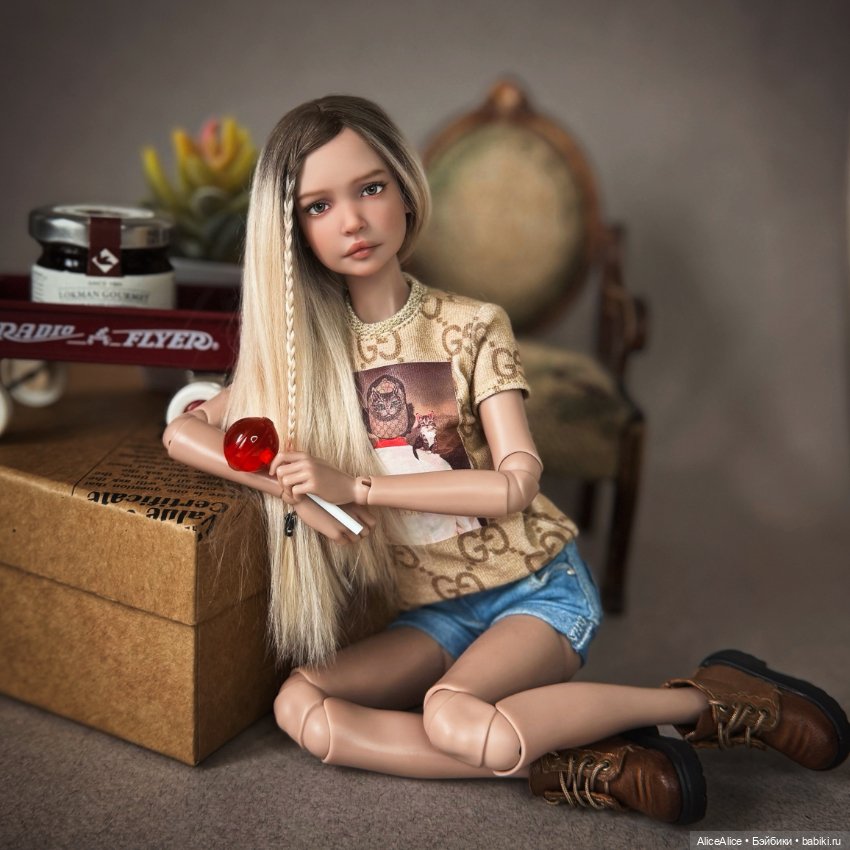 Прическа для Мышки — Куклы Tender Creation (Анна Добрякова): российские BJD (БЖД) (фото 4)