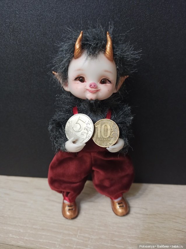 Денежный чертяка — Куклы Baboliy (Баболи