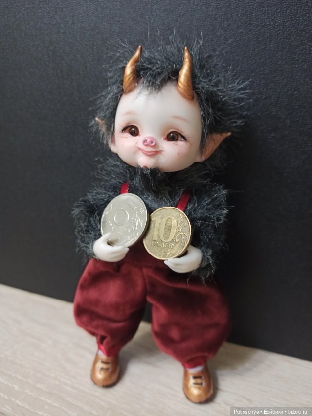 Денежный чертяка — Куклы Baboliy (Баболи