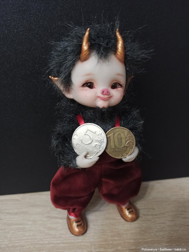 Денежный чертяка — Куклы Baboliy (Баболи