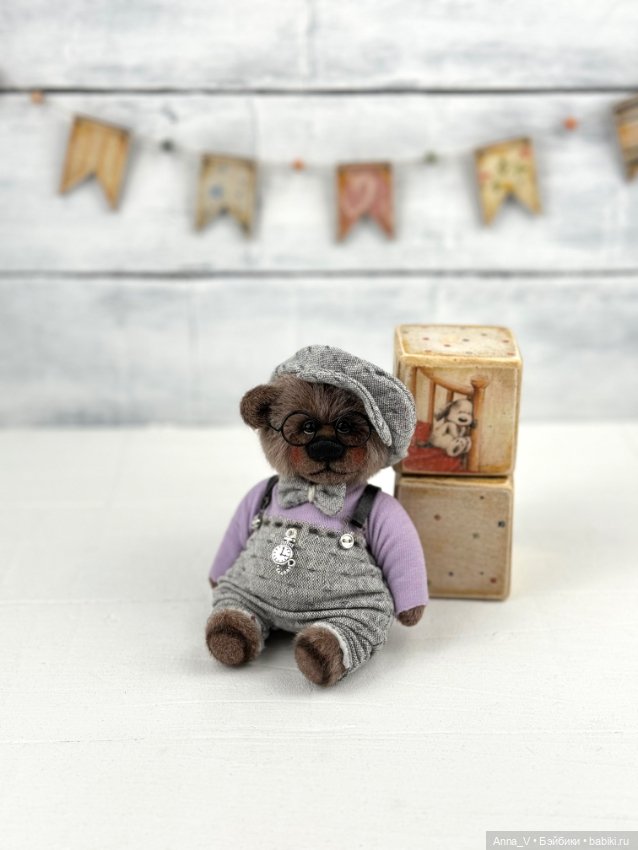 Тедди мишка Стефан — Авторские мишки Тедди и друзья: фото (фото 5)