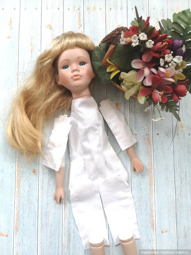 Вторая фарфоровая кукла. Переделка часть 1 (фото 2)