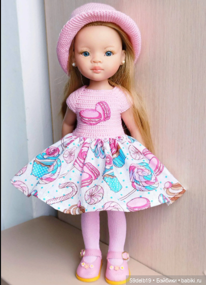 Бесплатный экспресс мастер-класс по изготовлению летнего комбинированного платья для кукол паола рейна