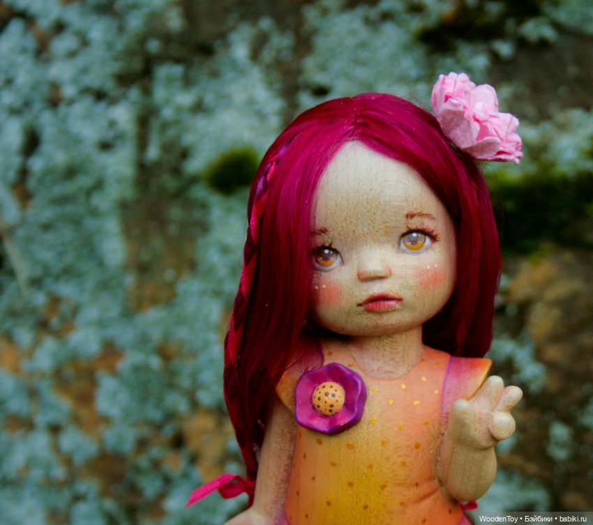 Деревянная кукла Виктория (фото 5)