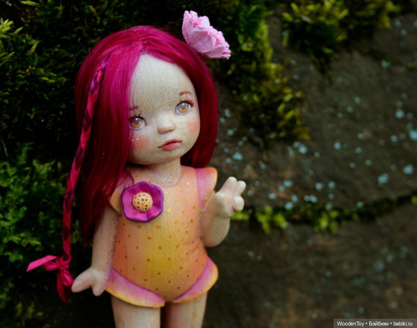 Деревянная кукла Виктория (фото 2)