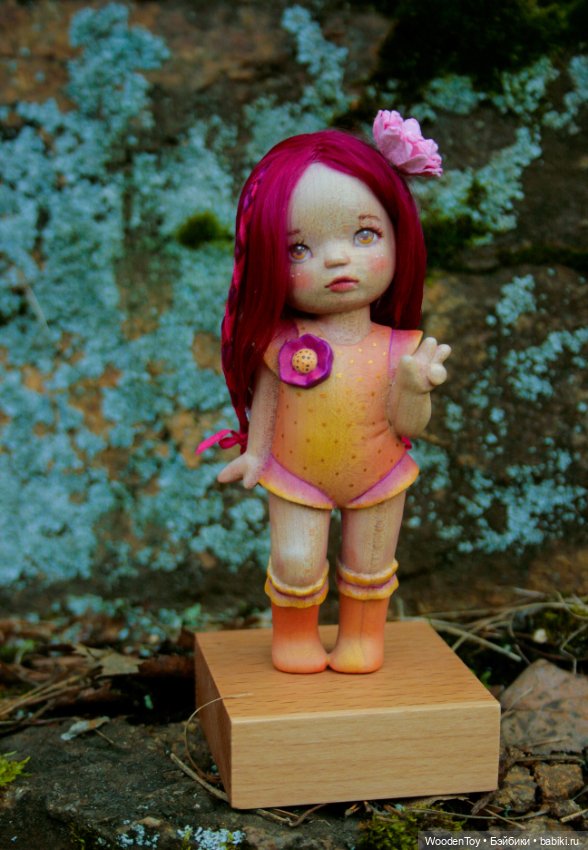 Деревянная кукла Виктория (фото 3)