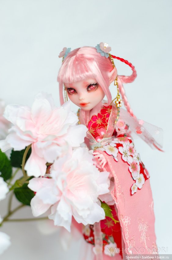 Дух Цветущей Вишни — ООАК Monster High и Ever After High: репейнт (фото 2)