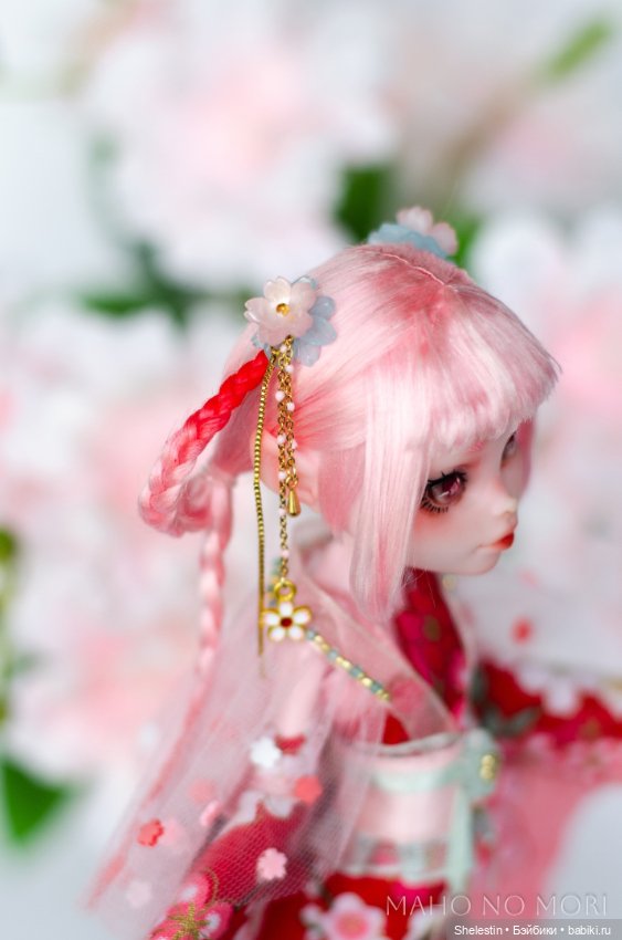 Дух Цветущей Вишни — ООАК Monster High и Ever After High: репейнт (фото 6)