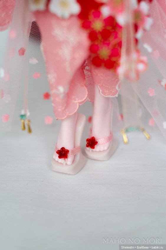 Дух Цветущей Вишни — ООАК Monster High и Ever After High: репейнт (фото 4)