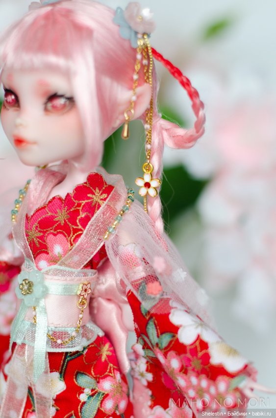 Дух Цветущей Вишни — ООАК Monster High и Ever After High: репейнт (фото 5)