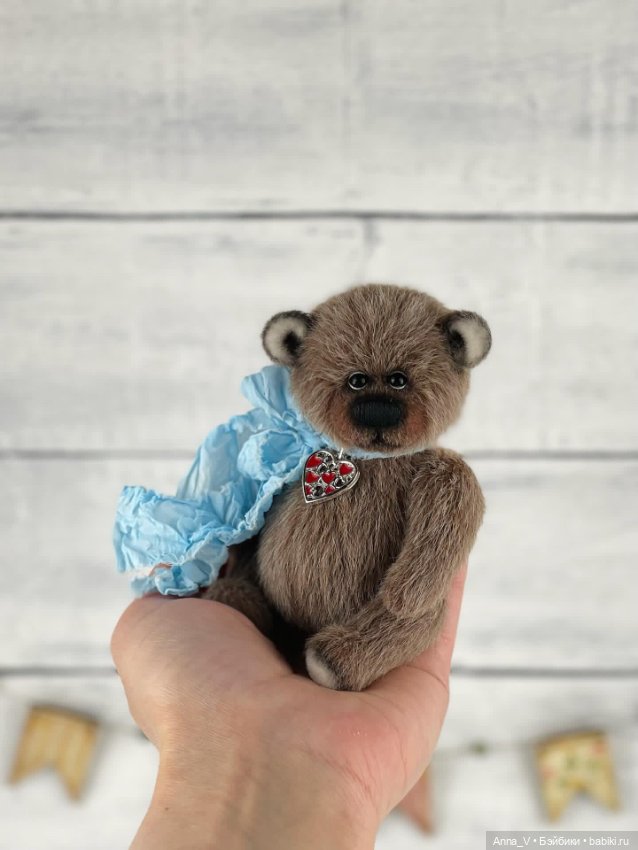 Тедди мишка Платон — Авторские мишки Тедди и друзья: фото (фото 2)