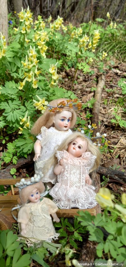 Mignonette цветочные феи — Антикварные куклы Mignonette (Миньонетта): карманные