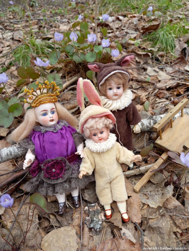 Mignonette цветочные феи — Антикварные куклы Mignonette (Миньонетта): карманные (фото 5)