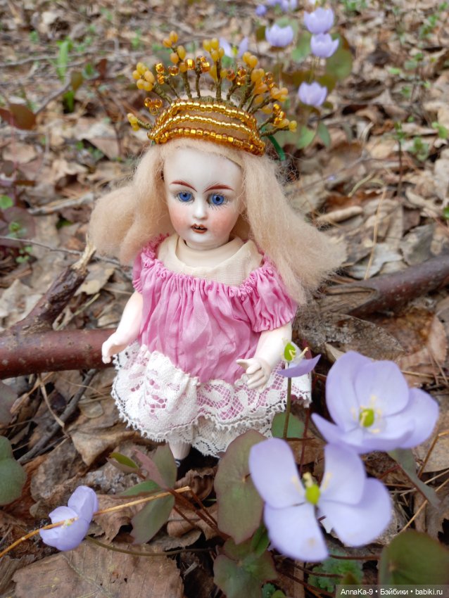 Mignonette цветочные феи — Антикварные куклы Mignonette (Миньонетта): карманные (фото 9)