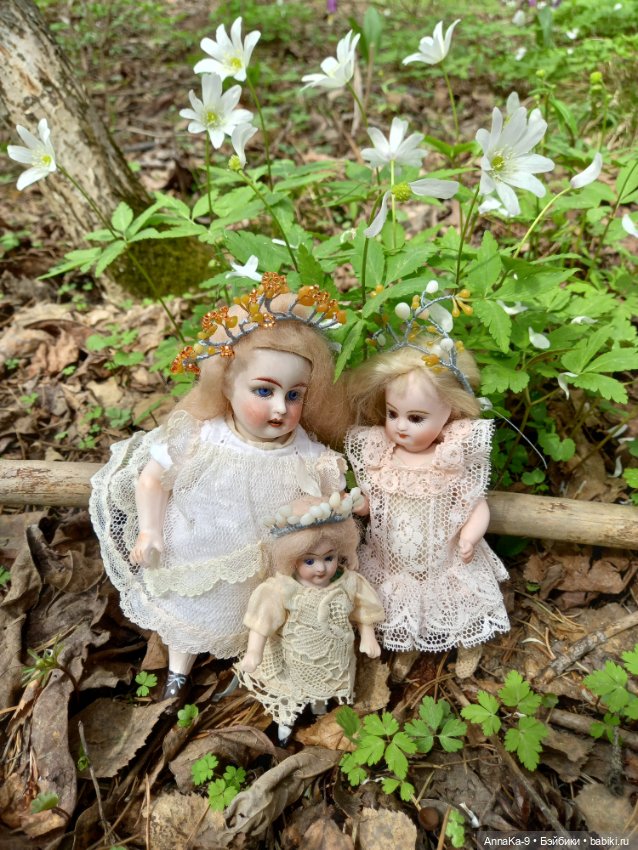 Mignonette цветочные феи — Антикварные куклы Mignonette (Миньонетта): карманные