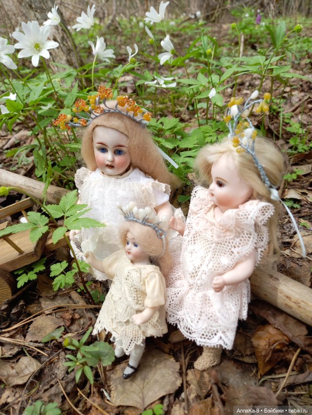 Mignonette цветочные феи — Антикварные куклы Mignonette (Миньонетта): карманные