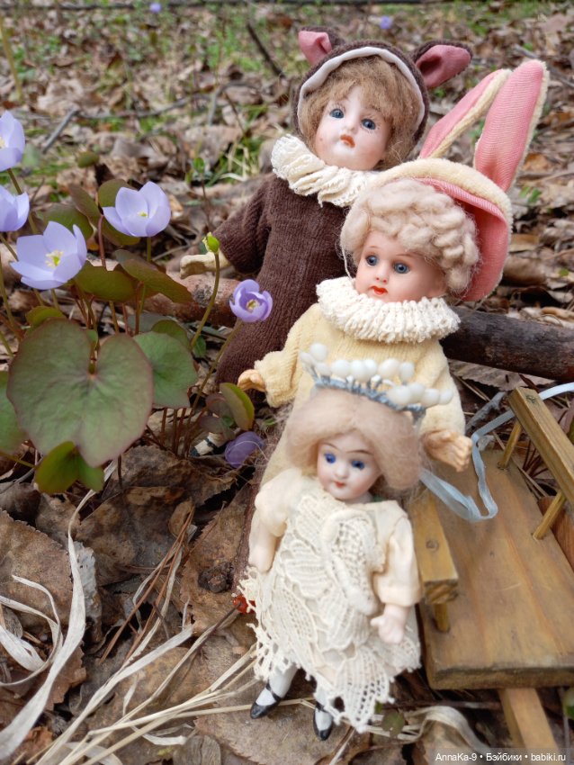 Mignonette цветочные феи — Антикварные куклы Mignonette (Миньонетта): карманные