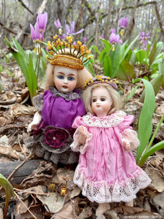Mignonette цветочные феи — Антикварные куклы Mignonette (Миньонетта): карманные (фото 2)