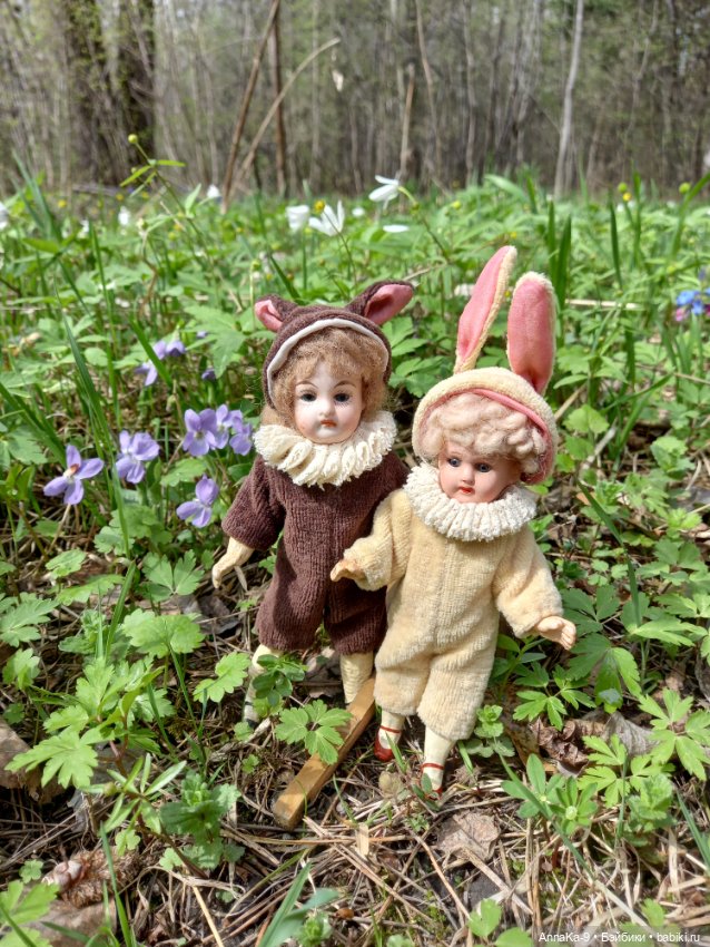 Mignonette цветочные феи — Антикварные куклы Mignonette (Миньонетта): карманные